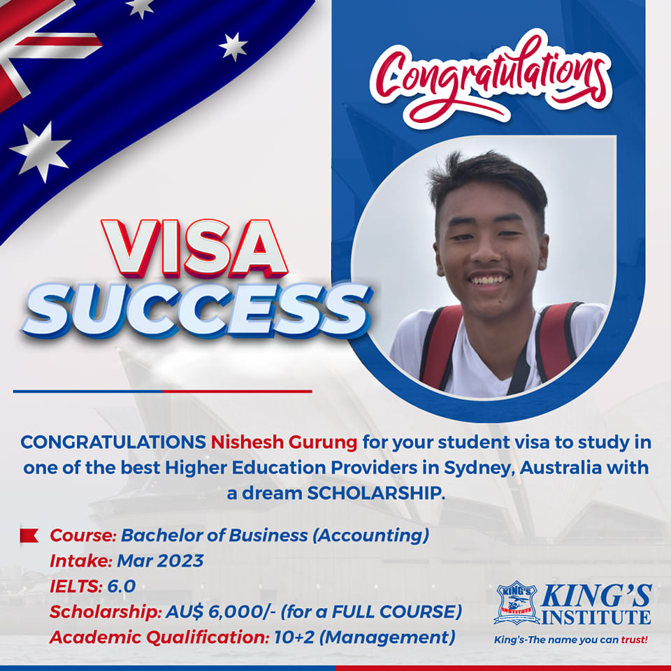 Nishesh Gurung (Australia Visa Grant)
